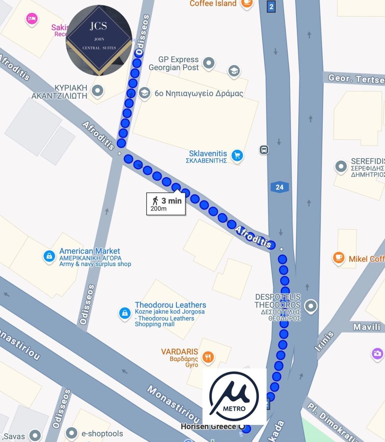 John Central Suites Солун Екстериор снимка